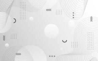 Modern background, geometric style, gray and white gradation, line pattern, abstract vector