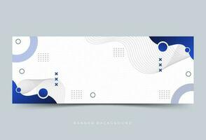 banner background abstract vector