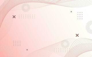 Modern background, geometric style, pastel pink gradation, wave pattern line, eps 10 vector