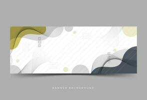 banner background abstract vector