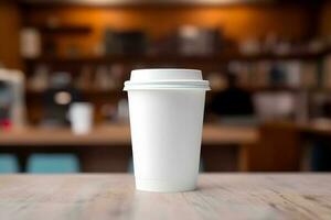 Coffee paper cup mockup Blank Coffee paper mug mock up cover photo