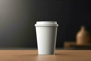 Coffee paper cup mockup Blank Coffee paper mug mock up cover photo