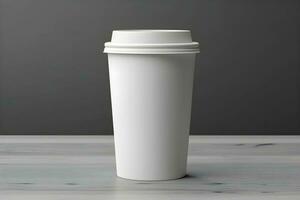 Coffee paper cup mockup Blank Coffee paper mug mock up cover photo