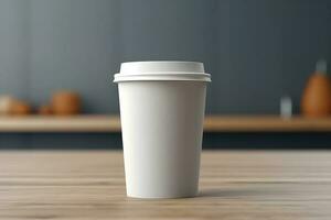 Coffee paper cup mockup Blank Coffee paper mug mock up cover photo