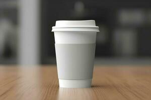 Coffee paper cup mockup Blank Coffee paper mug mock up cover photo