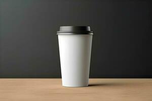 Coffee paper cup mockup Blank Coffee paper mug mock up cover photo