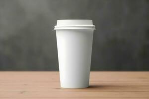 Coffee paper cup mockup Blank Coffee paper mug mock up cover photo