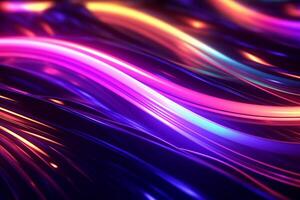 Abstract neon light background - photo