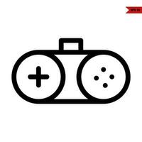 stick game play station line icon vector