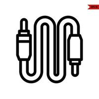 cable line icon vector