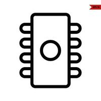 machine line icon vector