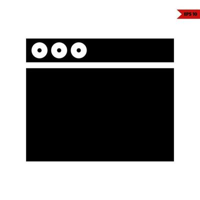 monitor glyph icon