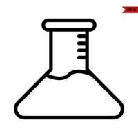 bottle potion line icon vector