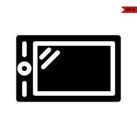 mobile phone glyph icon vector