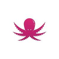 Octopus logo ilustration vector