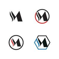 M Letter Logo vector