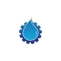 vector de plantilla de logotipo de gota de agua