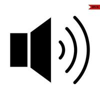 sound music glyph icon vector