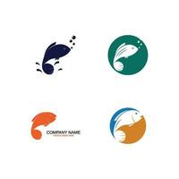 Fish Logo Template vector