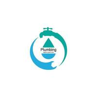 Plumbing logo vector design