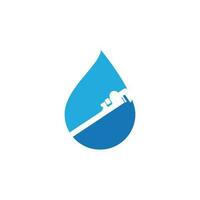 Plumbing logo vector design