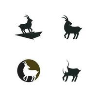 Goat Logo Template vector