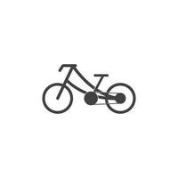 Bicycle. Bike icon vector