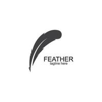 feather logo vector