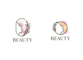 diseño de plantilla de logotipo de belleza fresca vector