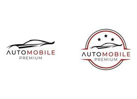 Cars garage, dealer, repair logo premium design concept vector