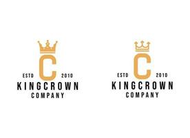 Premium style abstract gold crown logo symbol. Royal king icon. Modern luxury brand element sign. Vector illustration