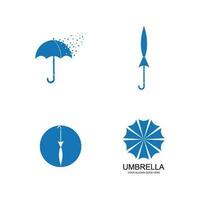 umbrella logo vector