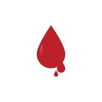 Blood logo icon vector