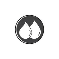 water drop Logo Template vector