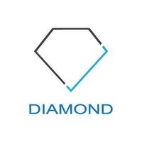 Diamond logo vector template