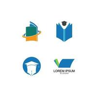 plantilla de logotipo de educación vector