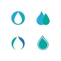 vector de plantilla de logotipo de gota de agua