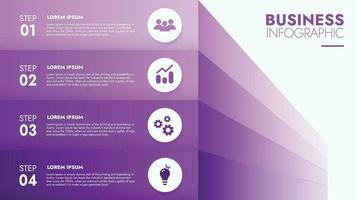 infografía modelo para presentaciones y caracteristicas datos visualización incluye un proceso gráfico con diagramas, pasos, opciones el concepto para márketing mediante ilustraciones para conducir a éxito. vector