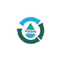 Plumbing logo vector design