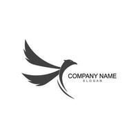 Falcon Eagle Bird Logo Template vector icon