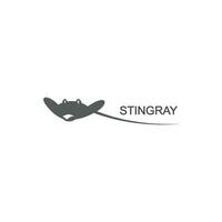 Stingray logo ilustration vector