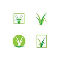 Grass logo vector