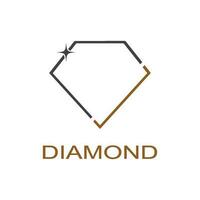 plantilla de vector de logotipo de diamante