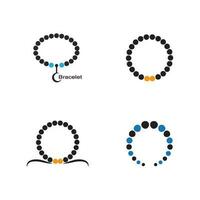 Bracelet shop badge logo modern illustration vector