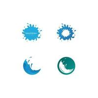 Water Splash logo vector