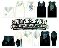 gradient Stripes simple Line Jersey Design Sportswear Background vector