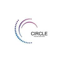 circle logo template vector