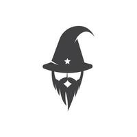 Black Wizard character vector