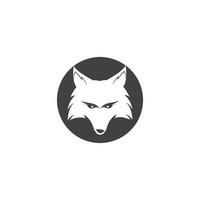 Creative circle fox logo vector