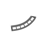 filmstrip Logo Template vector